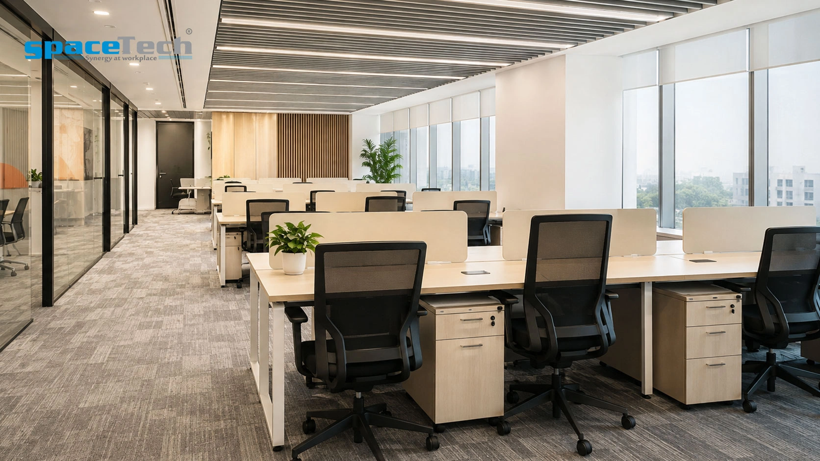 SpaceTech Interior Systems - Modern Office Interior Solutions Pune