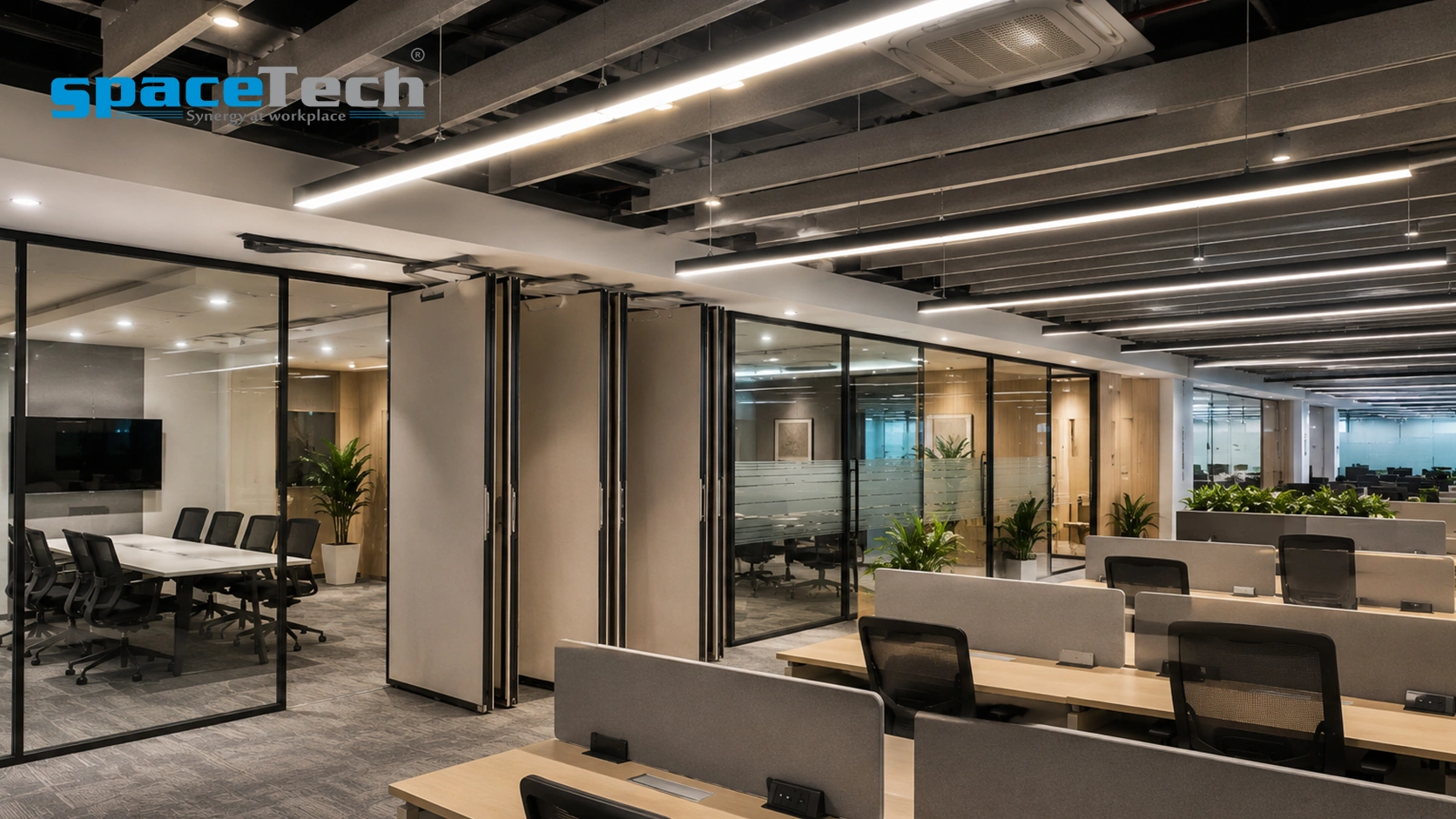 Crompton LED Ceiling Light Fixture for Offices Pune