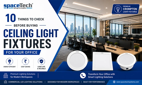 Ceiling Light Fixtures for Your Office - SpaceTech Interior